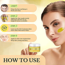 Load image into Gallery viewer, Turmeric Vitamin C Clay Mask,ATIDIE Turmeric Facial Mask with Turmeric Mud,Vitamin C for Dark Spots, Turmeric Facial Mask Skin Care Mask , Improve Dull And Dry Skin
