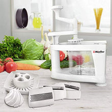 Load image into Gallery viewer, Mueller Spiral-Ultra Multi-Blade Spiralizer, 8 into 1 Spiral Slicer, Heavy Duty Salad Utensil, Vegetable Pasta Maker and Mandoline Slicer for Low Carb/Paleo/Gluten-Free Meals
