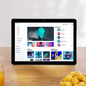 Dragon Touch K10 Tablet, 10 inch Android Tablet with 16 GB Quad Core Processor, 1280x800 IPS HD Display, Micro HDMI, GPS, FM, 5G WiFi, Black Metal Body