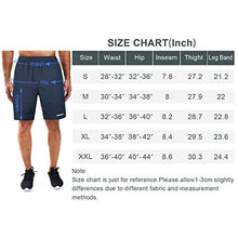 Load image into Gallery viewer, Souke Sports Men's Workout Running Shorts Quick Dry Athletic Performance Shorts Black Liner Zip Pockets (Darkgrey,Large)
