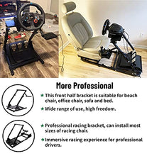 Load image into Gallery viewer, Hottoby Racing Simulator Cockpit Stand All for Fanatec/Thrustmaster/Logitech G25/G29/G920/G923 Support to PC/Xbox One/PC Gaming Simracing
