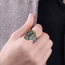 Load image into Gallery viewer, XIEXIELA Sugar Skull Rings Stainless Steel Day of the Dead Gothic Cross Flower Cool Mens Jewelry Halloween Size 9
