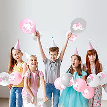Load image into Gallery viewer, 45 Pieces 12 Inch Elephant Latex Balloon Little Peanut Baby Shower Elephant Balloon for Baby Boy Girl Elephant Animal Themed Birthday Party Supplies Indoor Outdoor Decor (Pink)
