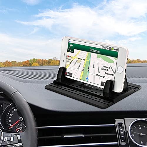 Cellphone Holder for Car, Vansky Car Phone Mount Silicone Dashboard Car Pad Mat for iPhone Xs/ Xs Max/8 Plus/7/6S Plus, Samsung Galaxy S9 Plus/Note 9/S8 3.5-7 inch Smartphone or GPS Devices