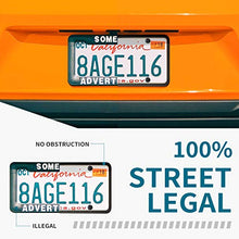 Load image into Gallery viewer, Aujen Silicone License Plate Frames Black, 2 Pack Car License Plate Covers, Universal US Car Black License Plate Holders BracketsRust-Proof, Rattle-Proof, Weather-Proof ( Black)
