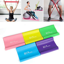 Load image into Gallery viewer, BSTPOWER 5 FT Resistance Bands Set,Professional Latex Elastic Exercise Bands All Workout-Set of 5
