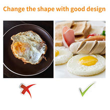 Load image into Gallery viewer, ARTISTORE Egg Ring, Round Egg Pancake Maker Mold, Stainless Steel Non Stick Metal Circle Shaper Mold, Household Kitchen Cooking Tool for Frying McMuffin or Shaping Eggs, Egg Maker Molds 2 Pack
