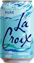 Load image into Gallery viewer, LaCroix, Sparkling Water, Pure, 12 oz (pack of 8)
