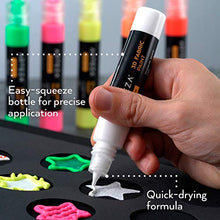 Load image into Gallery viewer, Arteza 3D Fabric Paint, Set of 30, Metallic &amp; Glitter Colors, 1oz Tubes, Glow-in-The-Dark &amp; Vibrant Shades, Textile Paint for Clothing, Accessories, Ceramic &amp; Glass
