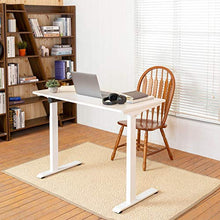 Load image into Gallery viewer, Flexispot Standing Desk Electric Quick Install Height Adjustable Desk 48 x 24 Inches Whole-Piece Desk Board (White Frame + 48&quot; White Top)
