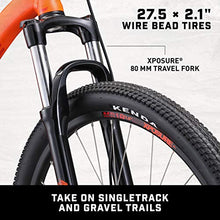 Load image into Gallery viewer, Mongoose Switchback Sport Adult Mountain Bike, 8 Speeds, 27.5-inch Wheels, Mens Aluminum Medium Frame, Orange
