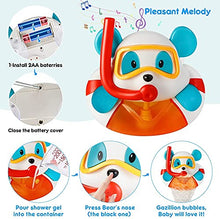 Load image into Gallery viewer, BOSOZOKU Baby Bath Toy, Automatic Bubble Blower Bubble Bath Maker for Bathtub Toys Play 12 Songs for Toddlers Baby Boys and Girls Infants Little Bear Bathtub Play, Great Gifts for Toddlers and Kids

