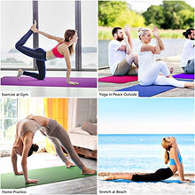 Load image into Gallery viewer, Dralegend Yoga Mat Exercise Fitness Mat - High Density Non-Slip Workout Mat for Yoga, Pilates &amp; Exercises, Anti - Tear, Sweat - Proof, Classic 1/4 Inch
