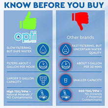 Load image into Gallery viewer, Opti Drop 3 Gallon Alkaline Water Filter Purification Machine - Countertop Dispenser Naturally Enhances Alkalinity Up to pH-9.0 | Removes Up to 99.99% of Harmful Contaminants and Free Radicals
