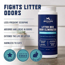 Load image into Gallery viewer, Rocco &amp; Roxie Litter Box Odor Eliminator – Best Natural Urine Deodorizer for Cat Litter Boxes – You Won’t Need to Change The Cat Litter as Often – Fresh Scent – Safe for Kitty (12 oz Bottle)
