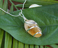 Load image into Gallery viewer, Citrine Gemstone Pendant Necklace - Natural Crystal Healing | Stone of Joy, Wealth and Abundance| Energizes Solar Plexus and Navel Chakras| Jewelry for Men &amp; Women
