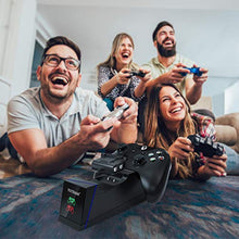 Load image into Gallery viewer, Controller Charger for Xbox One,YCCTEAM Rechargeable Battery Pack for Xbox One, Xbox One X, Xbox One S, Xbox One Elite Controller, Charging Station for Xbox One with 2pcs 1200mAh Rechargeable Battery
