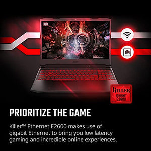 Acer Nitro 5 AN515-55-53E5 Gaming Laptop | Intel Core i5-10300H | NVIDIA GeForce RTX 3050 Laptop GPU | 15.6" FHD 144Hz IPS Display | 8GB DDR4 | 256GB NVMe SSD | Intel Wi-Fi 6 | Backlit Keyboard