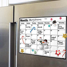 Load image into Gallery viewer, Volcanics Fridge Calendar Magnetic Dry Erase Calendar Whiteboard Calendar for Refrigerator Planners 16.9 Inches X 11.8 Inches
