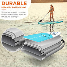 Load image into Gallery viewer, SYCEES 8'7 x 30" x 6", All-Around Inflatable Stand Up Paddle Board - Stable, Versatile, Durable and Lightweight SUP for All Skill Levels, Paddleboard Accessories &amp; Carry Bag Included (Blue)
