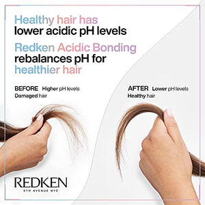 Redken Acidic Bonding Concentrate Conditioner for Damaged Hair with Concentrate Shampoo and Perfecting Concentrate Leave In Conditioner for Damaged Hair