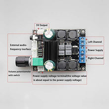 Load image into Gallery viewer, DAMGOO Digital Amplifier Board,50W+50W TPA3116 HiFi Dual-Channel Stereo Audio Amplifier Subwoofer DC10-25V Digital 2.0 Amp Module with Steel Volume Adjustment Knob
