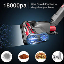 Load image into Gallery viewer, Vacuum Cleaner, 18Kpa Super Suction Vacuum Cleaner, 4 in 1 Corded Stick Vacuum, Easy Empty Dirt Bin, Lightweight&amp; Versatile, Handheld Vacuum with Upgraded LED Motorized Brush
