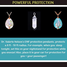 Load image into Gallery viewer, EMF Protection Pendant Necklace - Anti-Radiation - Programmed with 30+ Homeopathic Frequencies - Multiple Styles - EMF Shield Necklace Jewelry by Dr. Valerie Nelson
