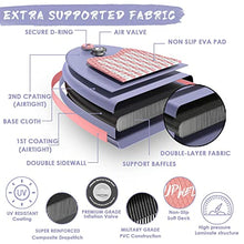 Load image into Gallery viewer, UPWELL Inflatable Paddle Board Sup - Stand Up Blow Up Kids 3 Piece Easy Eddy Modular Hard Shell Youth Adults Surf Blue Seat
