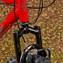 Load image into Gallery viewer, Huffy Hardtail Mountain Bike, Stone Mountain 24-26 inch 21-Speed, Lightweight, Gloss Red (74808)
