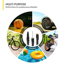 Load image into Gallery viewer, Kensun AC/DC Digital Tire Inflator for Car 12V DC and Home 110V AC Rapid Performance Portable Air Compressor Pump for Car, Bicycle, Motorcycle, Basketball and Others
