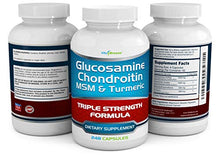 Load image into Gallery viewer, Glucosamine Chondroitin, MSM &amp; Turmeric Dietary Supplement - 248 Capsules
