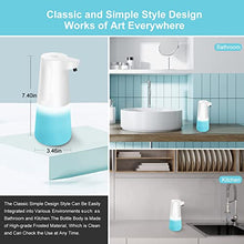 Load image into Gallery viewer, Wisekoti New Generation of Automatic Foaming Soap Dispenser, Electric and Rechargeable, Touchless Foam Soap Dispenser for Kitchen Sink &amp; Bathroom Countertop, Dish Soap Dispenser, Hand Soap Dispenser
