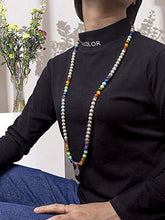 Load image into Gallery viewer, Addmluck Mala Beads,8mm Beads Chakra Stones Necklace for Women Men Gemstone Beads Anxiety Bracelet(Mala Chakra Healing)
