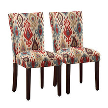 Load image into Gallery viewer, HomePop Parsons Upholstered Accent Dining Chair, Set of 2, Sienna
