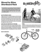 Load image into Gallery viewer, Moved By Bikes MBB Shortboard Surfboard Bicycle Rack.
