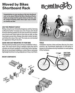 Moved By Bikes MBB Shortboard Surfboard Bicycle Rack.