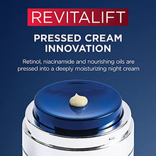 Load image into Gallery viewer, L&#39;Oreal Paris Revitalift Pressed Night Cream with Retinol, Niacinamide, Visibly Reduce Wrinkles, Hydrate for Face, Under Eye, Neck, Chest, Dermatologist tested + Hyaluronic Acid Serum Sample
