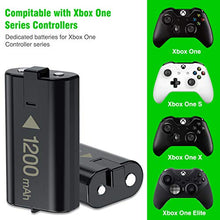 Load image into Gallery viewer, BEBONCOOL Charger for Xbox One Controller Battery Pack, with 4 x 1200mAh Rechargeable Xbox One Battery Charger Charging Kit for Xbox One, Xbox One X, Xbox One S, Xbox One Elite Controllers
