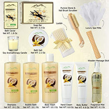 Load image into Gallery viewer, Premium Deluxe Bath &amp; Body Gift Basket. Ultimate Large Natural Spa Basket! #1 Spa Gift Basket for Women &amp; Bath Gift Sets for Women! Sulfate &amp; Paraben Free Home Spa Gift Set
