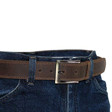 Load image into Gallery viewer, Hide &amp; Drink, Men's Two Row Stitch Leather Belt Handmade :: Bourbon Brown (Size 42)
