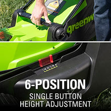 Load image into Gallery viewer, Greenworks 40V 17&quot; (2-In-1) Push Lawn Mower, 4.0Ah Battery and Charger Included
