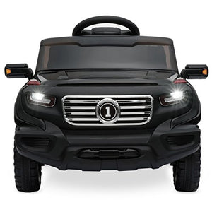 Best Choice Products Kids 6V Ride On Truck w/ Parent Remote Control, 3 Speeds, LED Lights, Black