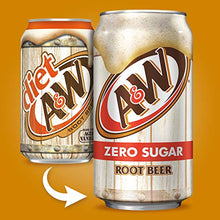 Load image into Gallery viewer, Diet A&amp;W Root Beer, 12 fl oz (pack of 12)

