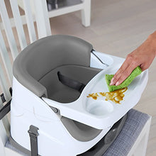 Load image into Gallery viewer, Ingenuity Baby Base 2-in-1 Booster Feeding and Floor Seat with Self-Storing Tray, Slate
