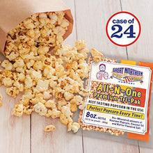 Load image into Gallery viewer, GREAT NORTHERN POPCORN COMPANY - 8 oz Popcorn Packs – Pre-Measured, Movie Theater Style, All-in-One Kernel, Salt, Oil Packets for Popcorn Machines (Pack of 24)

