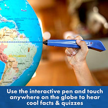 Load image into Gallery viewer, Educational Insights GeoSafari Jr. Talking Interactive Globe with Talking Pen for Kids, Featuring Bindi Irwin, Gift for Boys &amp; Girls, Ages 4+

