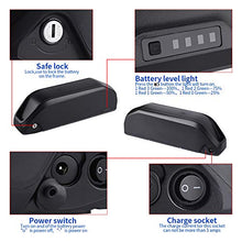 Load image into Gallery viewer, 1000W 52V Ebike Battery, 52V 17.5AH Eletric Bike Battery with Charger, BMS Protection Board, Waterproof Shell, Battery Level Light and Safe Lock, Lithium Li-ion Battery for 1200W 1000W 750W 500W 350W
