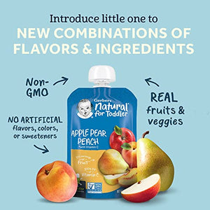 Gerber Assorted Fruit Toddler Pouch Variety Pack (Pack of 18)