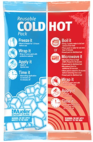 Mueller Reusable Hot/Cold Pack, Boil, Microwave or Freeze, 6